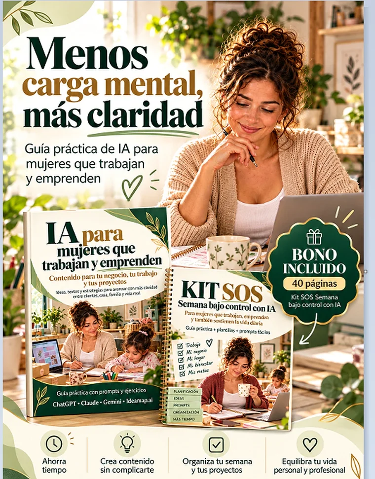 Bono incluido: Kit SOS Semana bajo control con IA